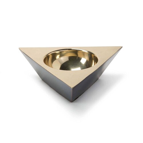Metal Triangle Dish